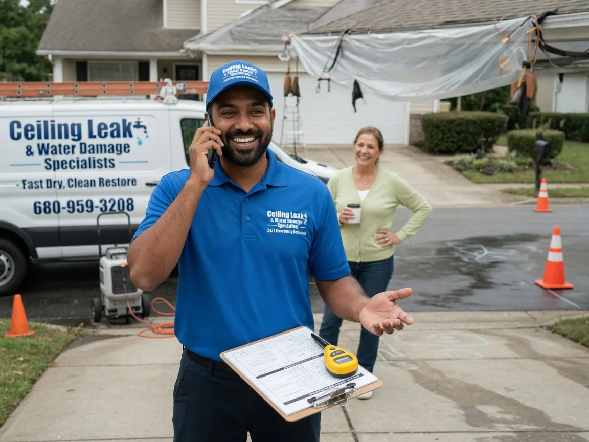 Ceiling Leak Cleanup Farnam, NE FAQs